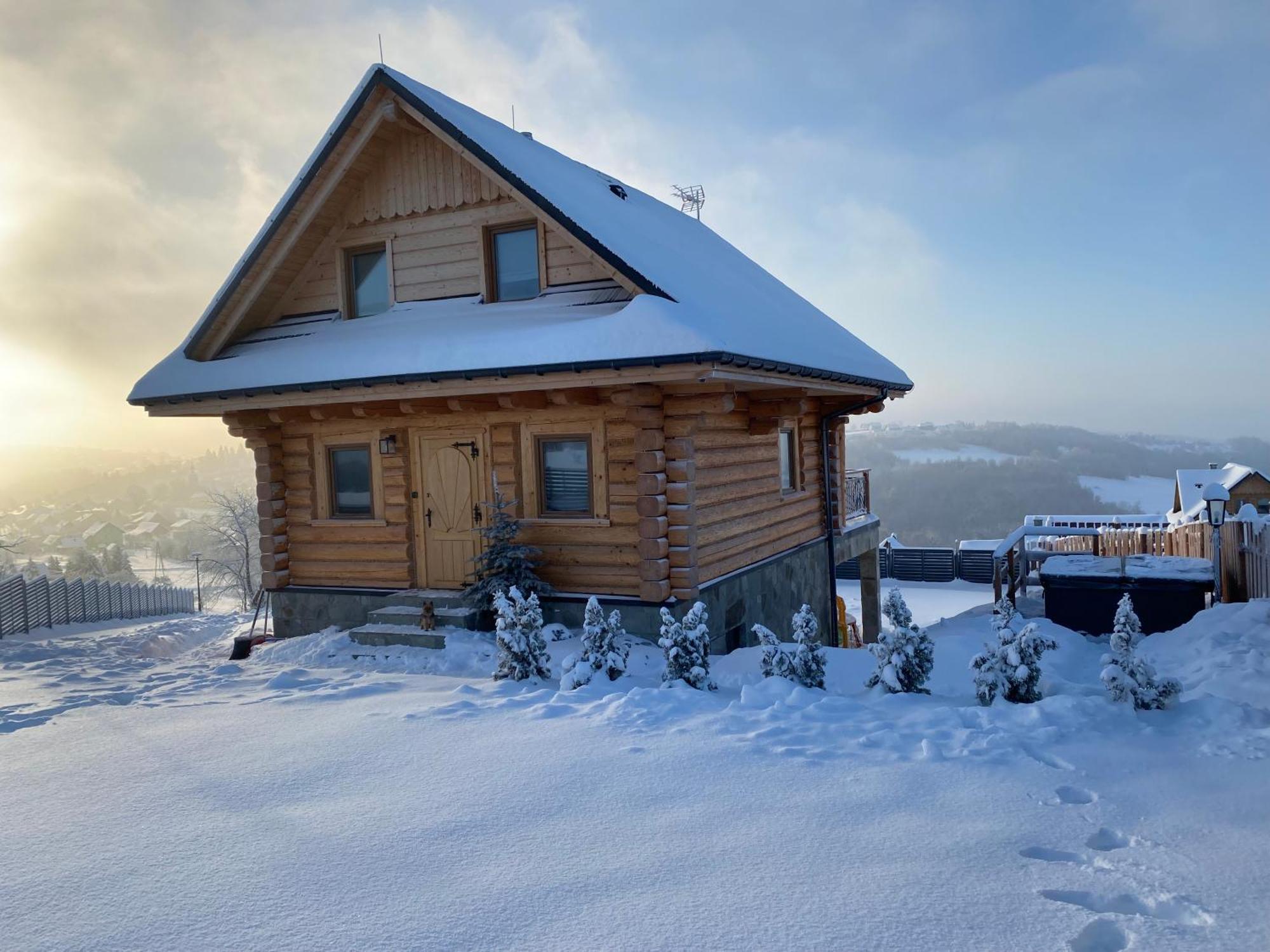 Zloty Gron Log Houses & Apartments Istebna Exterior photo